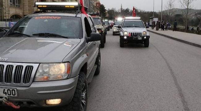 STK'lardan 18 Mart Çanakkale Zaferi yürüyüşü
