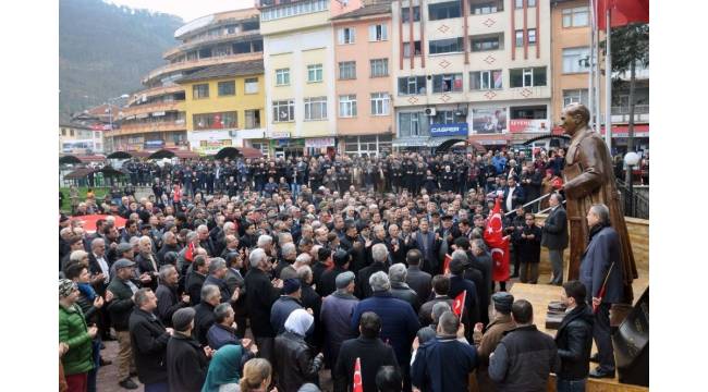 Yenice'den Mehmetçik'e destek yürüyüşü