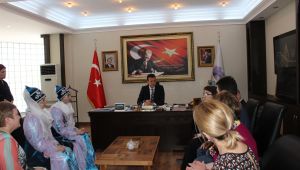Alabuga heyetinden Ürkmezer'e teşekkür ziyareti
