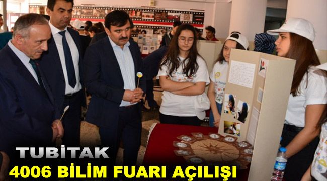 Alparslan Gazi Anadolu Lisesi TUBİTAK 4006 Bilim Fuarı Açılışı Gerçekleştirildi