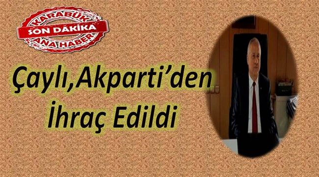 Beklenen son..Çaylı ihraç edildi.