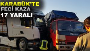 Karabük'te feci kaza: 17 yaralı
