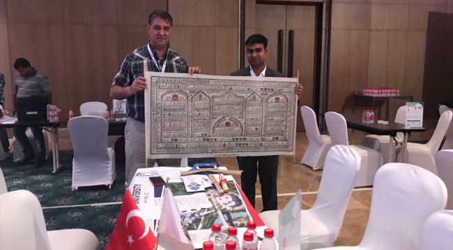 KBÜ heyeti, Hindistan'daki yükseköğretim fuarına katıldı