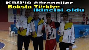 KBÜ'lü öğrenciler boksta Türkiye ikincisi oldu