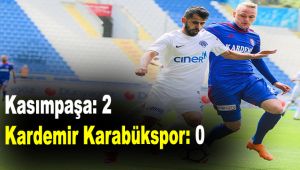  Spor Toto Süper Lig: Kasımpaşa: 2 - Kardemir Karabükspor: 0 (Maç sonucu) 