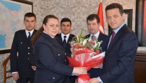 Ürkmezer, emniyet mensuplarını kabul etti