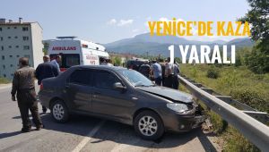 Yenice'de kaza: 1 yaralı 