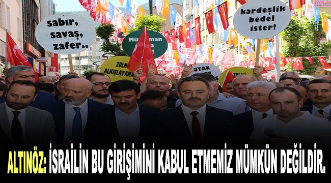 AK Parti İl Başkanı Altınöz: