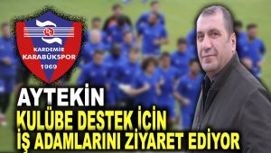 Aytekin, kulübe destek için iş adamlarını ziyaret ediyor