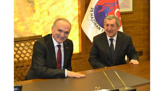 Bakan Özlü, Başkan Vergili'yi ziyaret etti