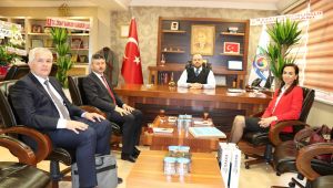 Elif Acar'dan yeni TSO Başkanı ve YK Üyesi Mehmet Mescier'e ziyaret