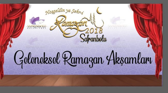 Geleneksel ramazan etkinlikleri başlıyor