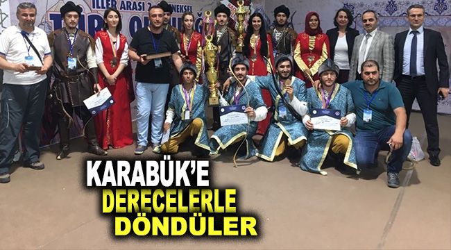 Karabük'e derecelerle döndüler