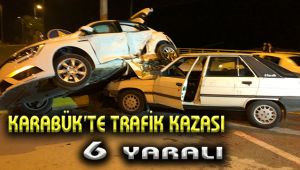 Karabük'te trafik kazası: 6 yaralı