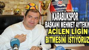 Karabükspor Başkanı Mehmet Aytekin: