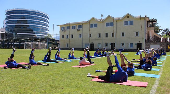 Karabükspor'da Trabzonspor hazırlıkları başladı
