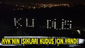 KYK'nın ışıkları Kudüs için yandı