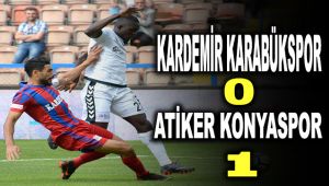 Spor Toto Süper Lig: Kardemir Karabükspor: 0 - Atiker Konyaspor: 1