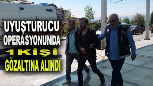 Uyuşturucu operasyonunda 1 kişi gözaltına alındı