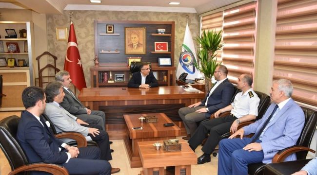 Vali Çeber'den TSO'ya ziyaret