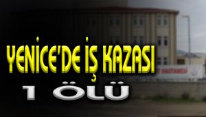 Yenice'de İş Kazası : 1 ölü 