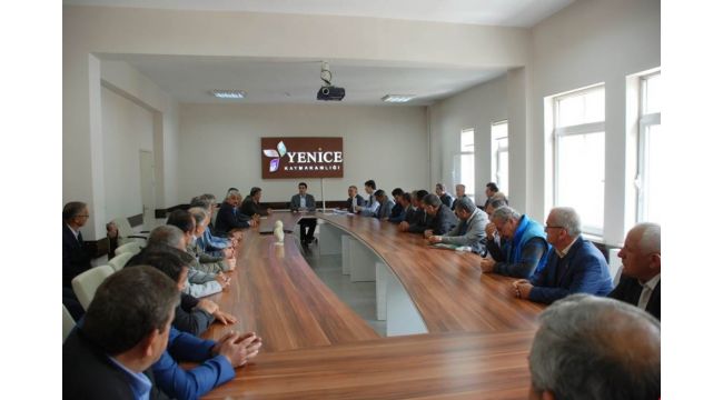 Yenice KHGB'nin meclis toplantısı yapıldı