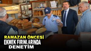 Zabıta ekiplerinden Ramazan öncesi ekmek fırını denetimi