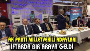 AK Parti milletvekili adayları iftarda bir araya geldi