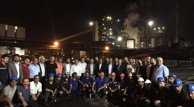 AK Partili adaylar KARDEMİR'de sahur yaptı