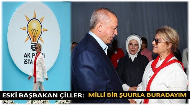 Eski Başbakan Tansu Çiller AK Parti İstanbul mitingine katıldı