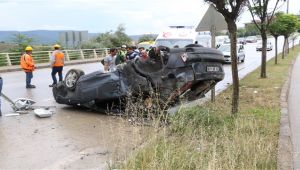 Karabük'te meydana gelen kazalarda 2 kişi yaralandı