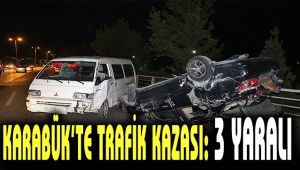Karabük'te trafik kazası: 3 yaralı