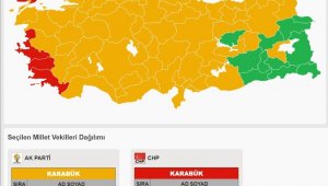 Karabük'te seçim sonuçları