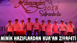 Minik hafızlardan kur'an ziyafeti