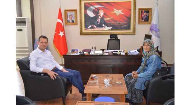 Şehit annesinden Ürkmezer'e ziyaret