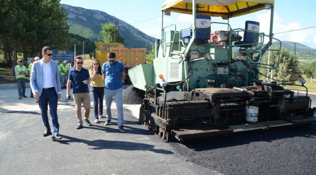 Ürkmezer, çalışmaları yerinde inceledi