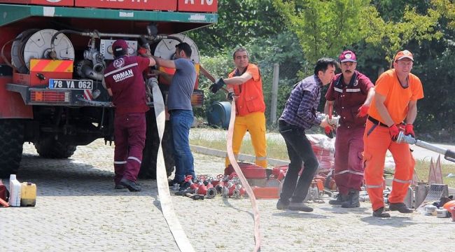 Yangınla mücadele ekipleri, olası orman yangınlarına hazır