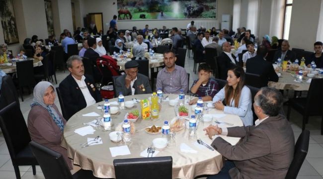 Yenice'de Şehit ve Gazi ailelerine iftar yemeği