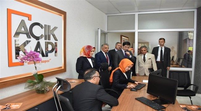 'Açık Kapı' bürosu hizmete girdi