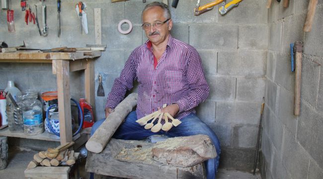 Dededen toruna 5 kuşaktır şimşir kaşık üretiyorlar