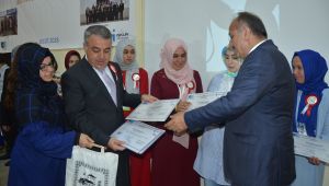 Dereceye giren kadın çiftçilere sertifikaları verildi