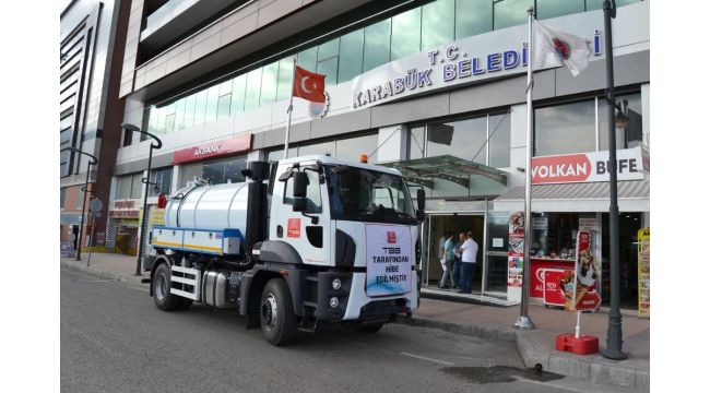Karabük Belediyesi araç filosuna yenisini ekledi