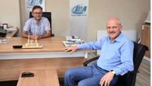 Mehmet Uzun'dan, İHA Bölge Müdürü Yasin Erdem'e ziyaret