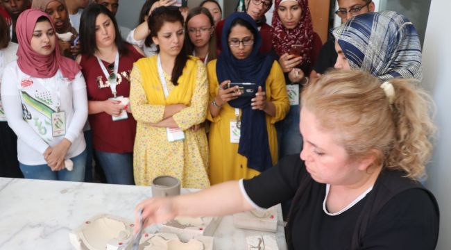 Yabancı 23 öğrenci Karabük'te el sanatlarını öğreniyor