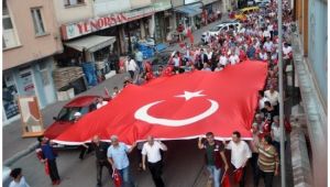Yenice'de 'Milli birlik yürüyüşü' yapıldı