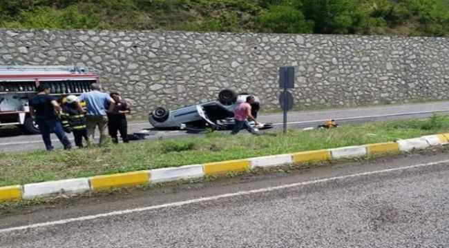 Zonguldak'ta Kaza: 2 Yaralı