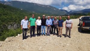 Ceylan ve Ürkmezer, Cam Teras Çevre Yolu Çalışmasını Yerinde İnceledi