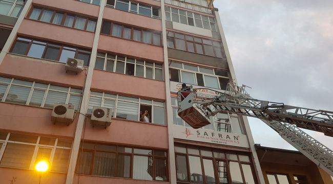 Karabük'te iş yerinde yangın