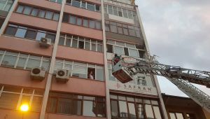 Karabük'te iş yerinde yangın