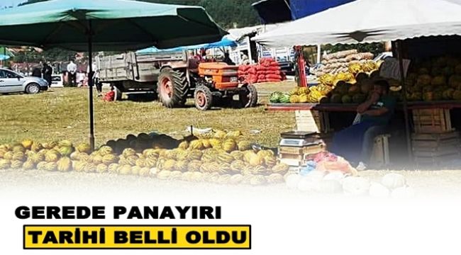 Gerede Panayırında geri sayım başladı